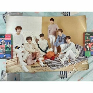 ASTRO Dream Part.02 with 限量專輯 團體 海報 MJ JINJIN 銀優 文彬 ROCKY 產賀