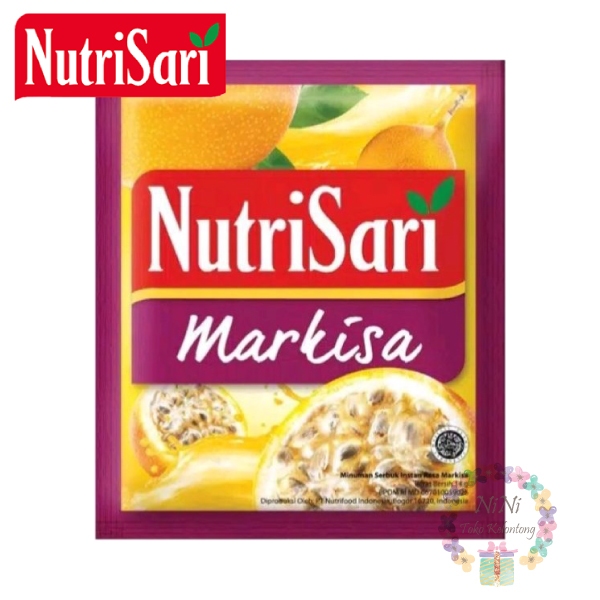 印尼 NUTRISARI Markisa 百香果 果汁調味粉 Sachet - Minuman Buah 飲料粉