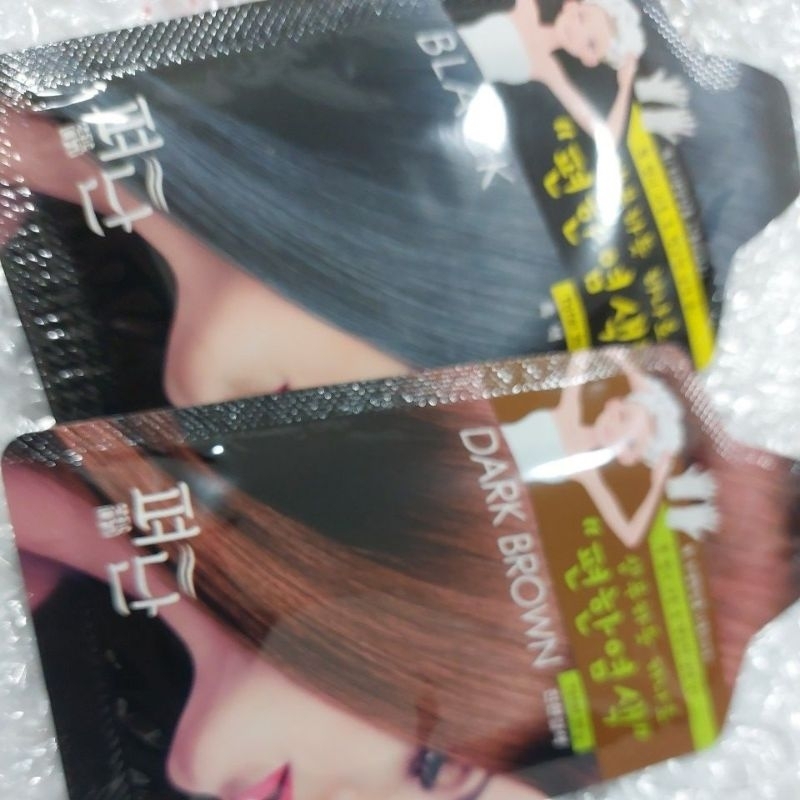 [單包入]Pyeonan白髮專用5分鐘高效便捷染髮霜30g  (黑色×2/咖啡色×1)  運費優惠看內文