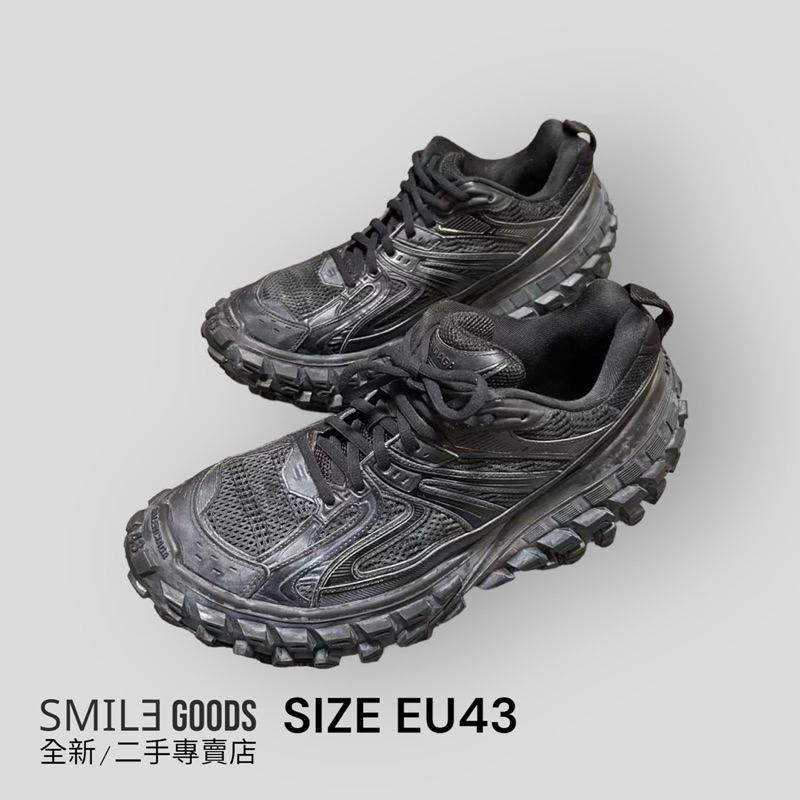 [SMILE] Balenciaga 巴黎世家 Defender 黑色做舊輪胎鞋