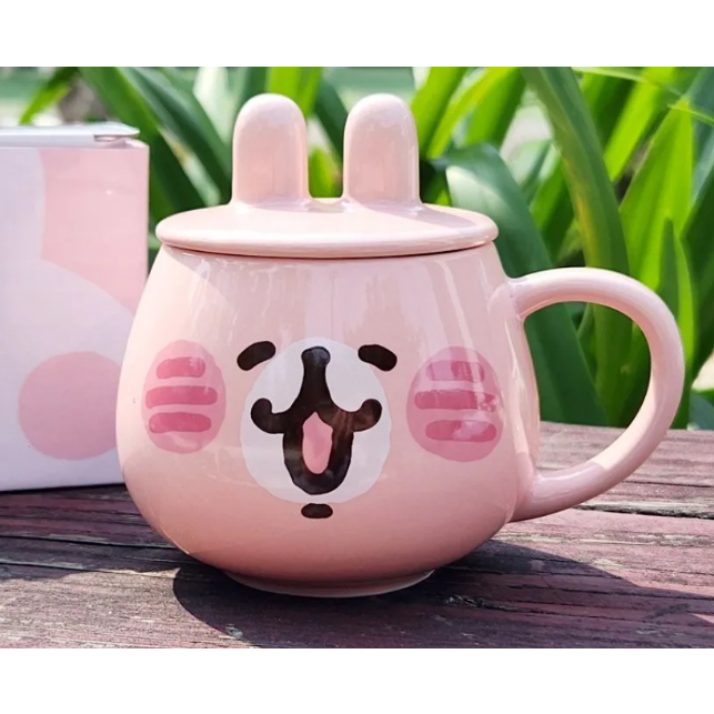 (最後一個)正版 全新附盒  7-11 午後紅茶 卡娜赫拉 陶瓷杯 粉紅兔兔
