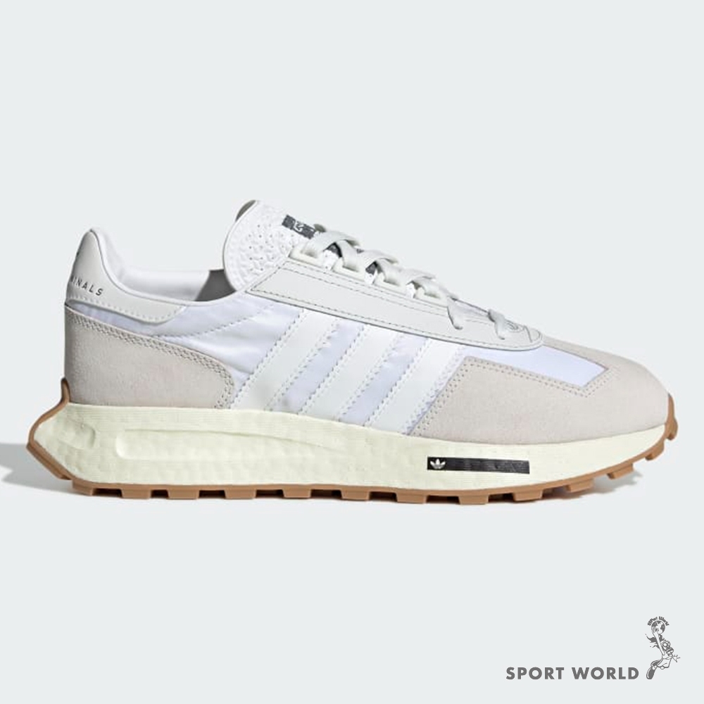 Adidas 休閒鞋 男鞋 女鞋 厚底 麂皮 拼接 RETROPY E5 米【運動世界】H03075