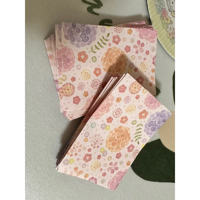 🌸啪嘰棉花糖🌸日系花朵紙袋（尺寸：8x11）