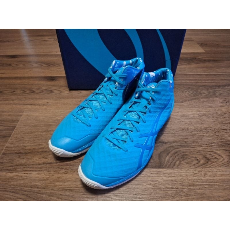 1444 出清不議價 藍色籃球鞋 asics gelburst 21 ge us12 29.5cm 全新正品公司貨