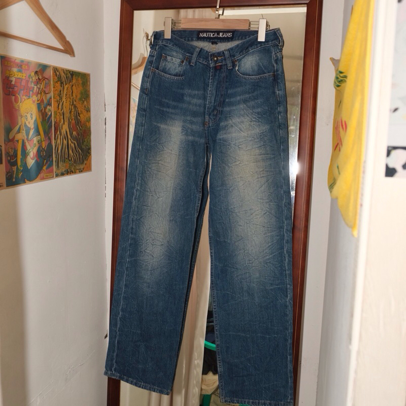 【olderthanyou古着屋】 Nautica Jeans刷色之都牛仔褲