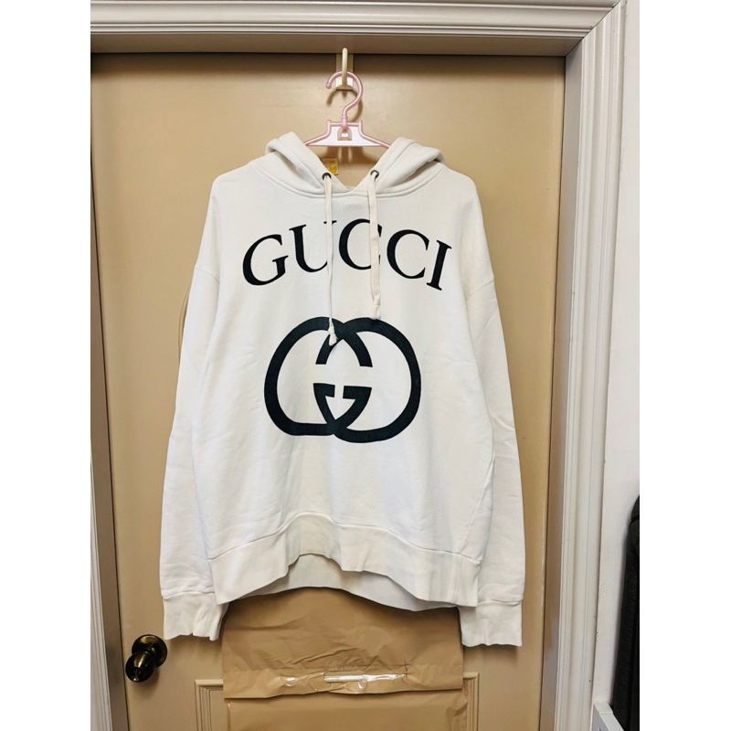 (正品）Gucci 帽T 美版S (M-XL皆可穿）中性款，不分男女