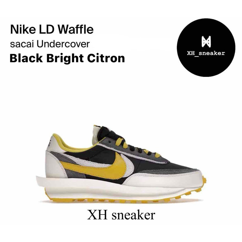 【XH sneaker】Sacai X Undercover X Nike LDWaffle 黑黃DJ4877-001