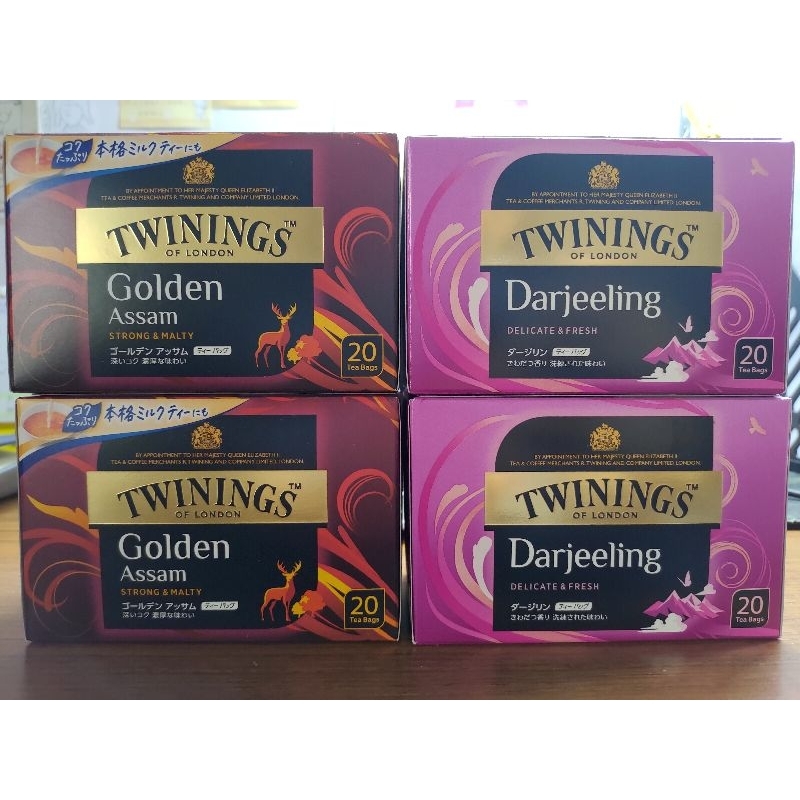 全新 現貨 Twinings 唐寧茶 Darjeeling 大吉嶺 Assam 阿薩姆 紅茶 片岡 日本 茶包