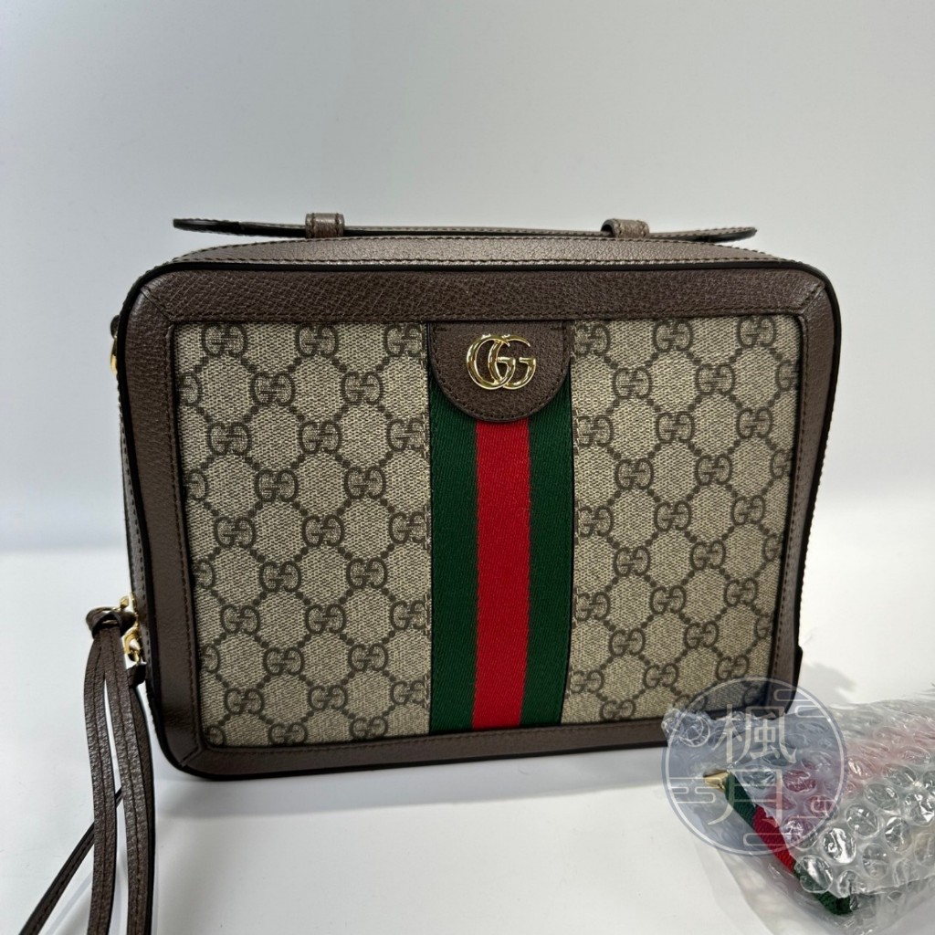 GUCCI 550622 OPHIDIA化妝箱 大號 手提包 肩背包 側背包 古馳