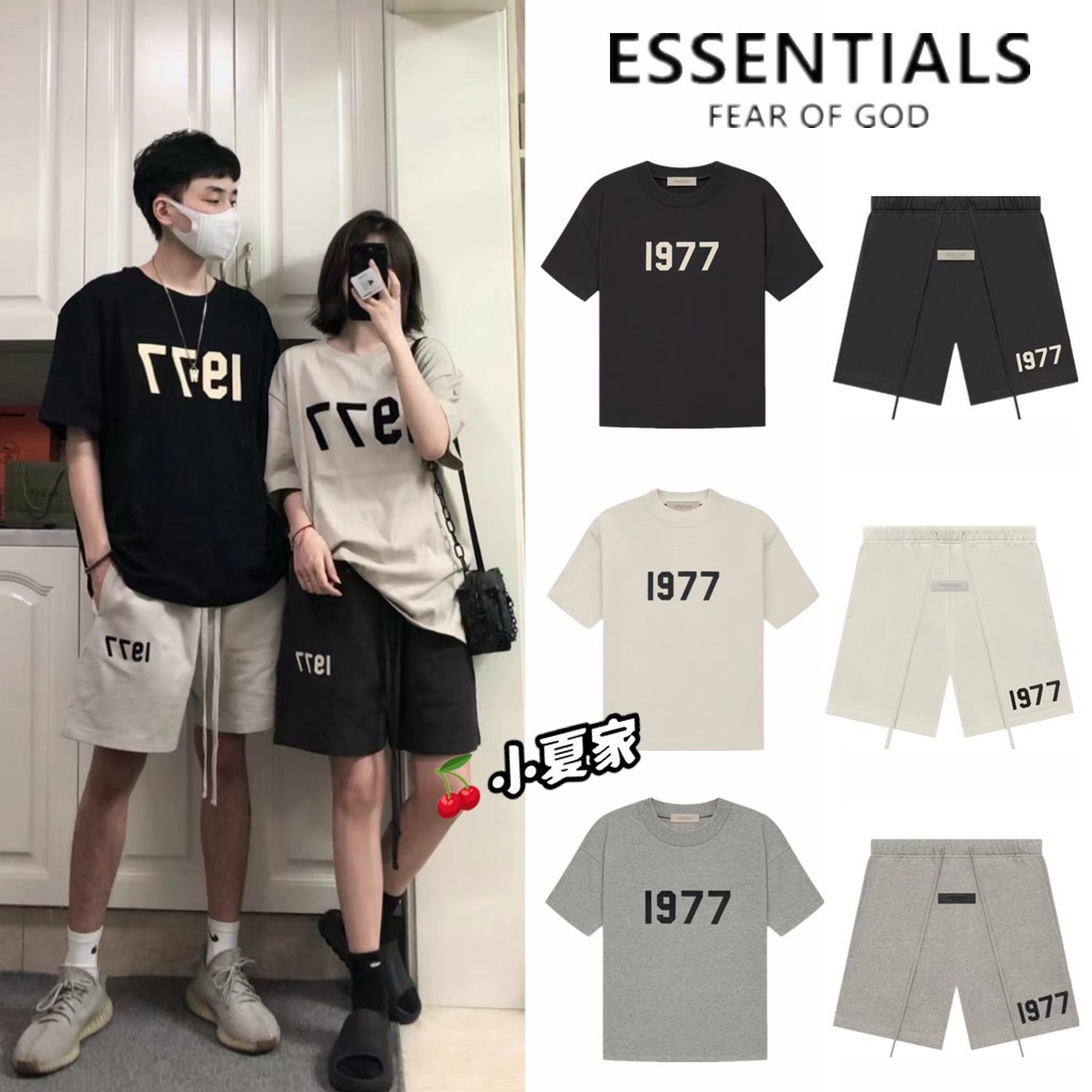 兩件8折🍒 Fear Of God ESSENTIALS 短袖 FOG T恤 1977系列 短袖 圓領 T恤 男女同款