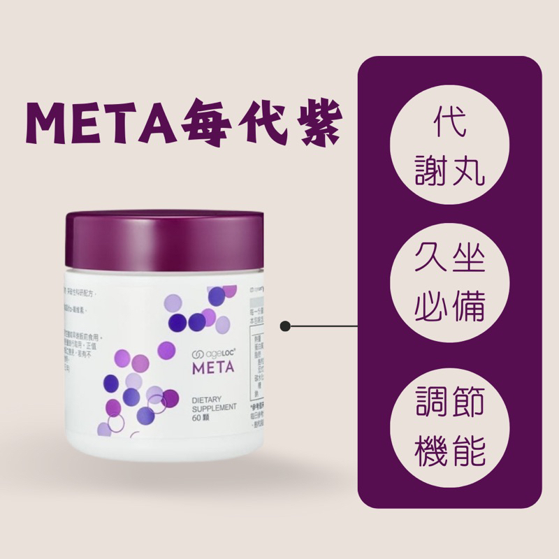 【新開幕🎊優惠】NuSkin如新 Meta每代紫(代謝丸/小紫) — 台灣公司貨