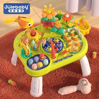 兒童玩具 功能遊戲桌 0-3歲 大號玩具 益智學習 早敎遊戲桌 遊戲桌 遊戲臺 益智玩具 插花 嬰幼兒 打地鼠 釣魚玩具