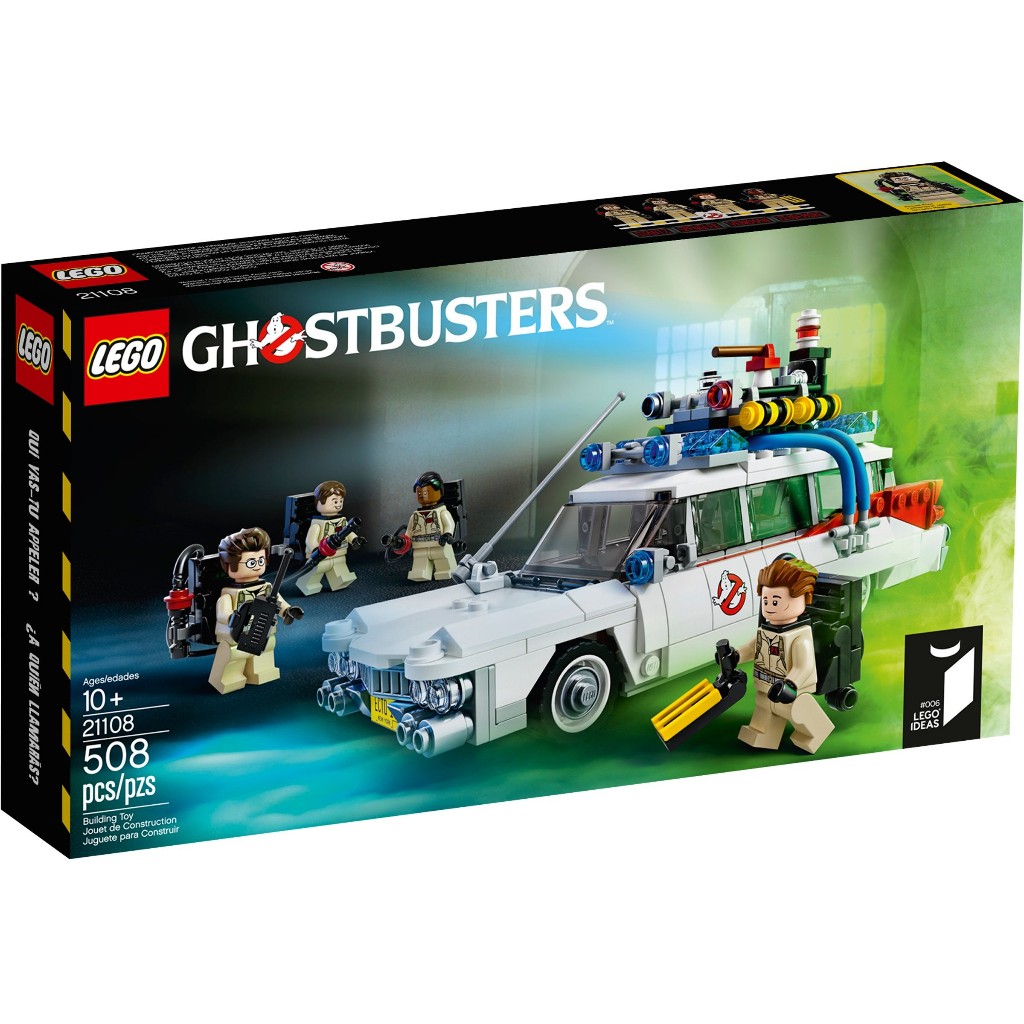 [吐司貓]樂高 LEGO 21108 魔鬼剋星 抓鬼特攻隊【新店自取2300元】Ghostbusters Ecto