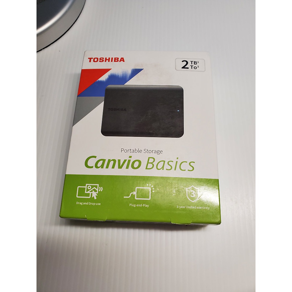 春酒抽到 全新 Toshiba Canvio Basics A5 2TB 2.5吋行動硬碟