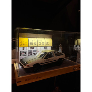 現貨 AE86 1:20 1:24 1/24 模型車 頭文字D模型車 藤原豆腐 汽車 模型停車場 模型場景 模型收納