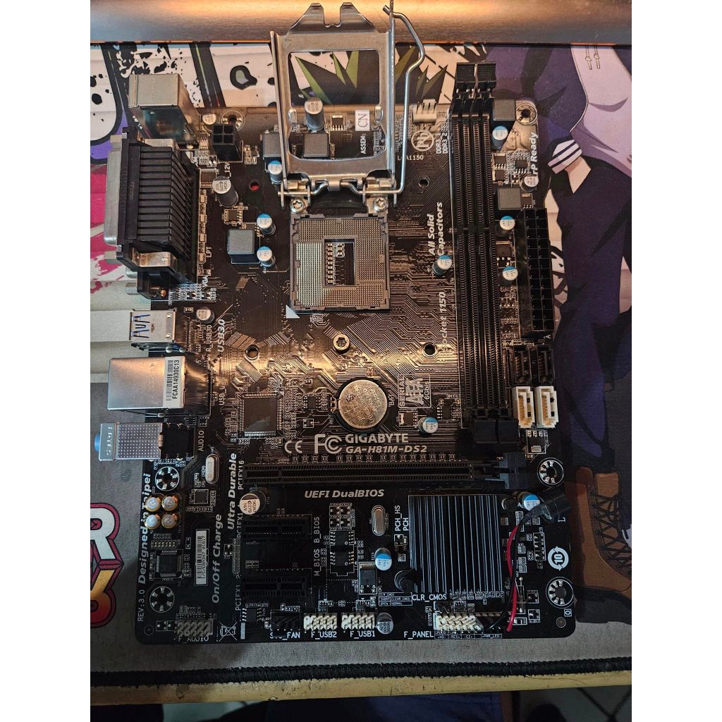 技嘉Gigabyte H81M DS2 LGA1150 INTEL四代 主機板