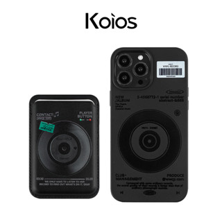 【Koios】iPhone｜黑膠唱盤磁吸卡包手機殼 15 14 13 Pro Max 手機殼 保護殼 黑膠 復古