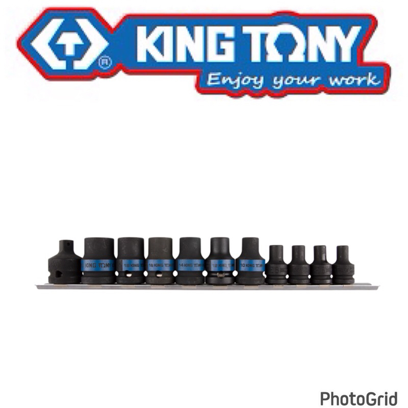 {JSL} KING TONY 7411PP 11件式 1/2"DR. 氣動內六角星型套筒組