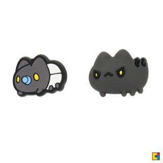 [貓貓蟲-咖波] 黑貓蟲兄弟洞洞鞋扣組