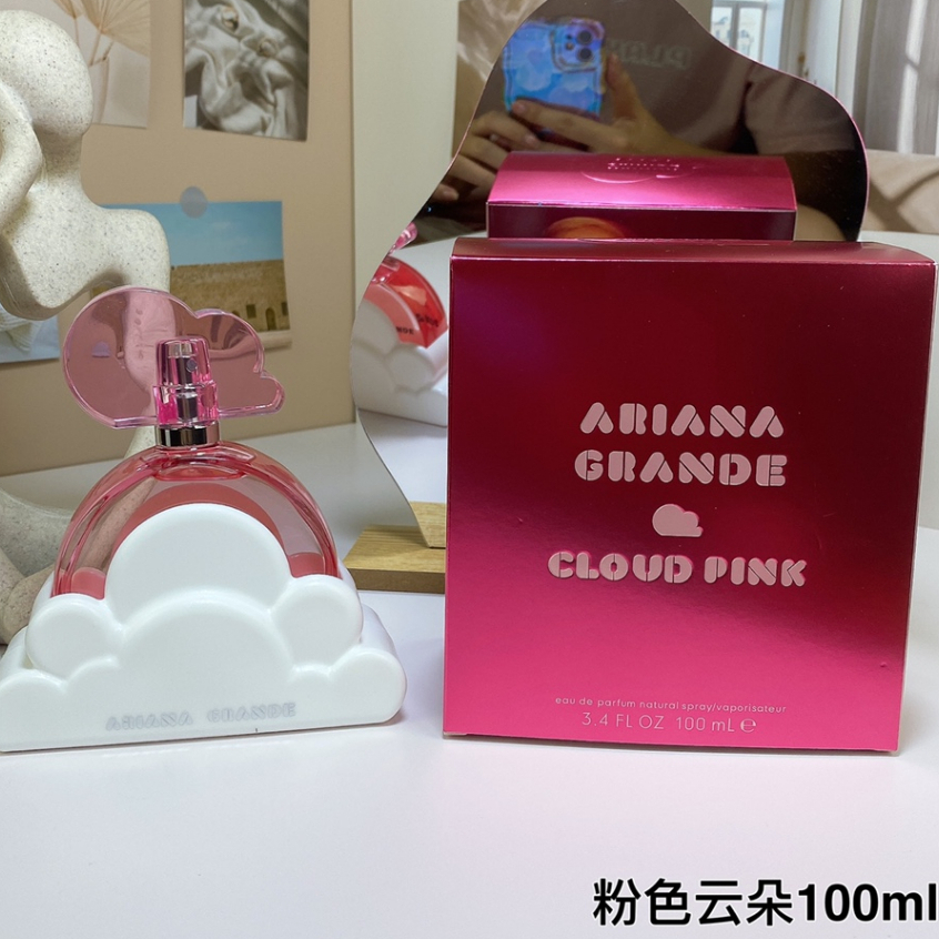 💓莉莉香水香氣（Ariana Grande）A妹愛莉安娜格蘭德粉色雲朵女士持久清新淡香精100ml