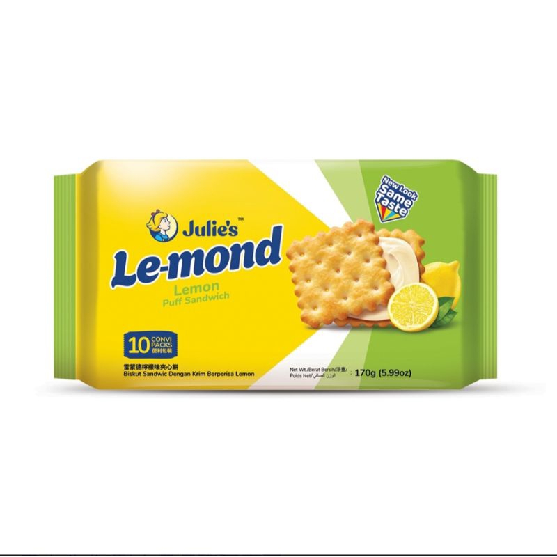 Julies 茱蒂絲 雷蒙德檸檬夾心餅乾 檸檬 一包45元 全蝦皮最便宜
