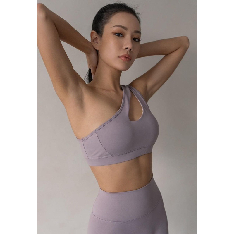 二手 現貨 韓國 CONCHWEAR運動內衣 單肩運動內衣 紫色運動內衣 韓國運動內衣
