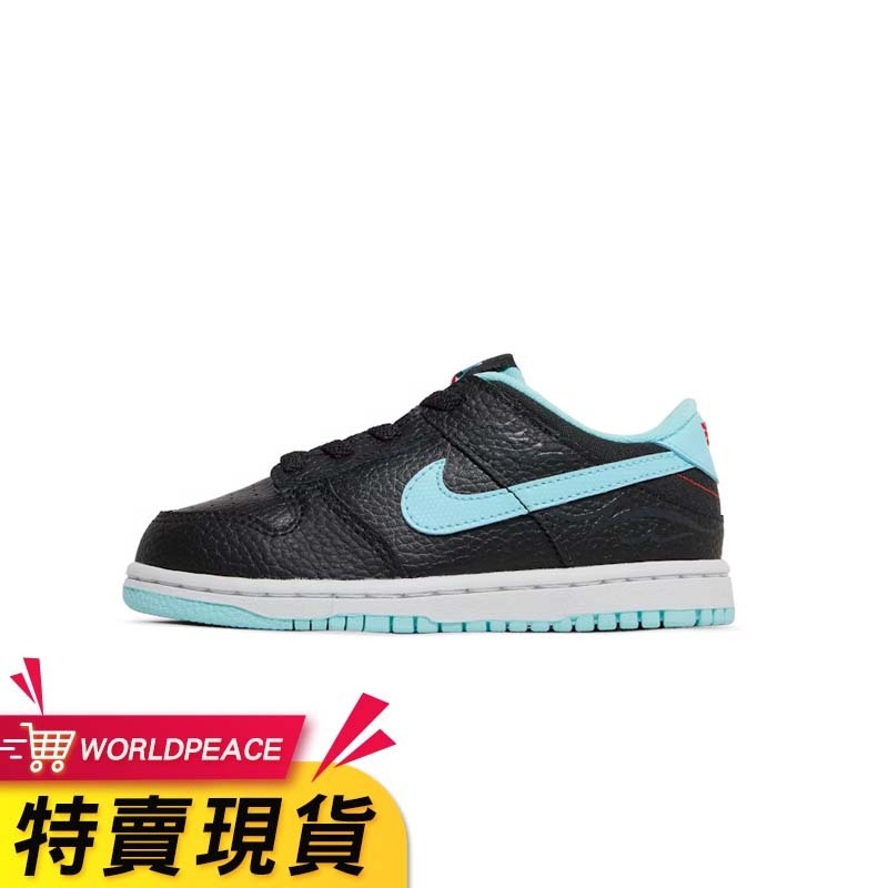 [特賣] 沃皮斯潮流 Nike Dunk Low Barber Shop 理髮店 黑藍 小童鞋 DH9760-001