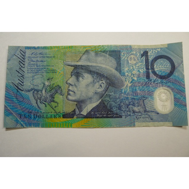 【YTC】貨幣收藏-澳大利亞 澳洲 澳幣 10元 紙鈔 塑膠鈔 BC97629829