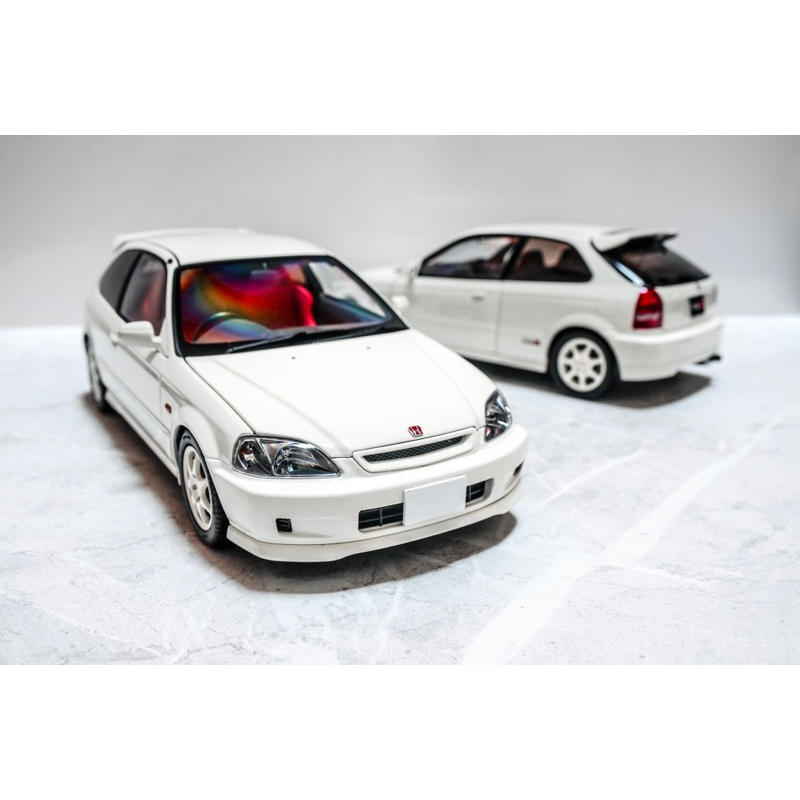 Motorhelix Honda Civic EK9 1:18 金屬模型車 k8 本田 喜美 k6 b18c 汽車 無限