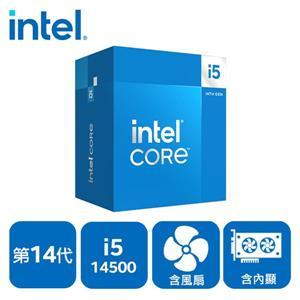 ~星逵電腦 逢甲自取7800~ INTEL Core i5-14500 14代 CPU 盒裝 代理商貨