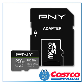 🌟台中 好市多代購🌟PNY PRO Elite 256GB microSDXC 記憶卡含SD轉接卡