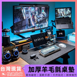 【12H臺灣出貨】 電競桌墊 滑鼠墊 羊毛氈墊 電腦桌墊 辦公桌墊 滑鼠墊 電競滑鼠墊 滑鼠墊加大 桌墊滑鼠墊 大滑鼠墊
