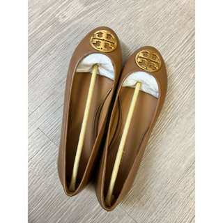 Tory burch 經典logo焦糖色娃娃鞋✨✨✨