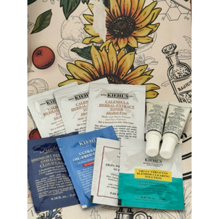 契爾氏kiehl’s試用包 植萃藍鑽修護雲朵霜 冰河醣蛋吸油水感凝凍 A醇全能新生抗痕精華 2%水楊酸痘痘精華露