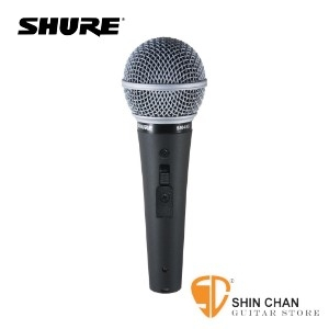 SHURE SM48S-LC 演講專用動圈式麥克風 有開關【SM-48S/Cardioid Dynamic Vocal】
