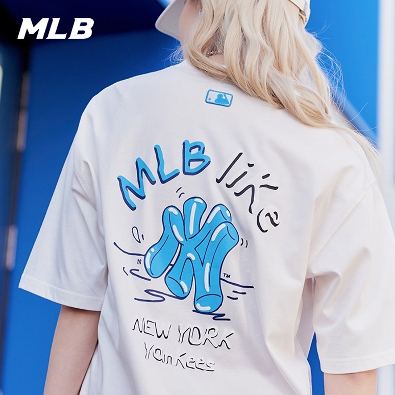 🇰🇷韓國代購 免運 MLB LIKE印花短袖 短袖 T恤 Yankees 洛杉磯道奇隊 NY 紐約洋基隊 3ATSL10