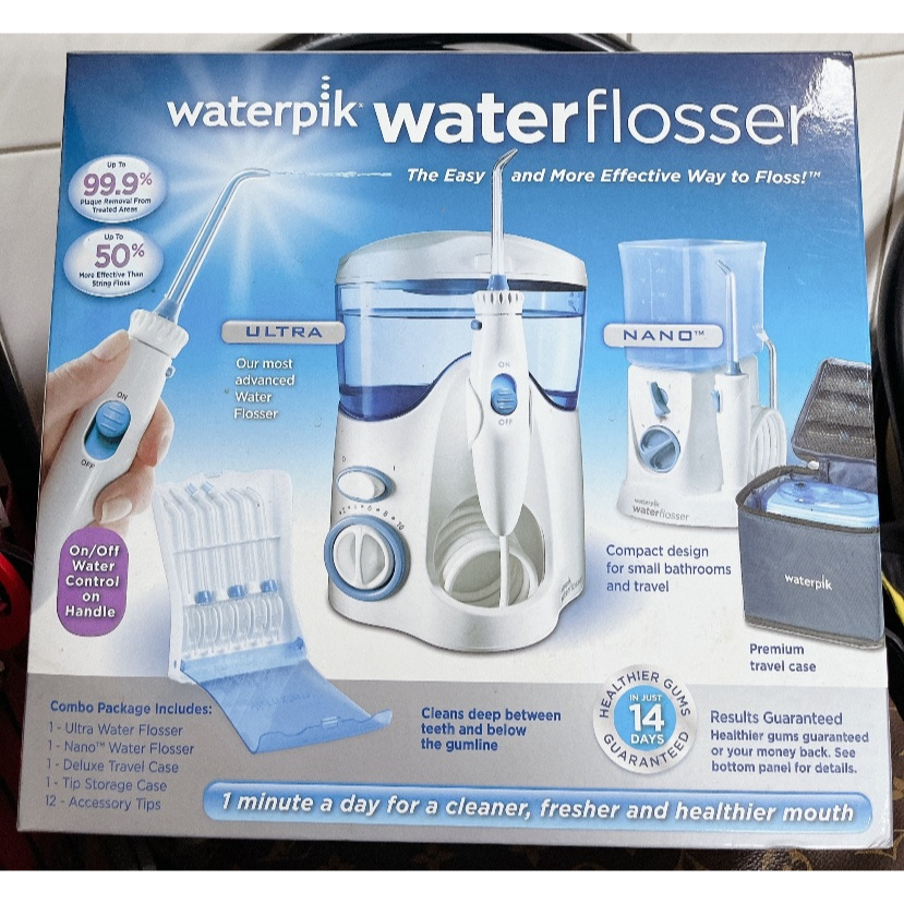 Waterpik 高效多功能沖牙機組 WP-130W +WP-305W 全新未使用