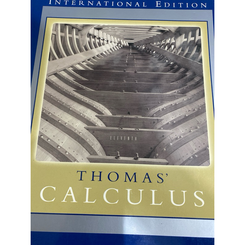 thomas’  calculus 湯瑪斯微積分 原文書 二手（近全新）