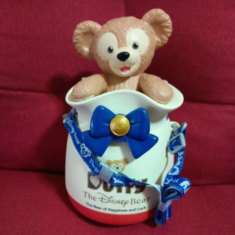 日本東京迪士尼帶回 達菲熊 duffy 熊熊立體公仔造型 爆米花桶 背包 置物桶 收納桶 擺飾