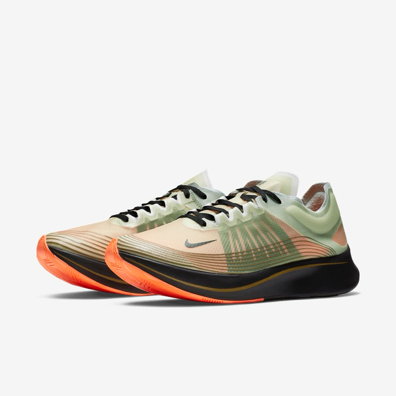 Nike Zoom Fly SP 慢跑鞋 馬拉松 半馬 超輕量化 綠橘 27.5CM