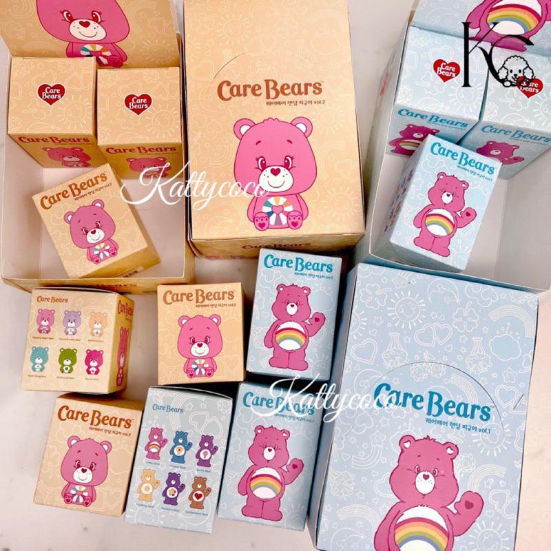 現貨 🇰🇷 Care Bears韓國正版限定小盲盒 一組6色 共兩款 辦公擺飾 蛋糕擺飾 彩虹熊 護理熊 公仔 蛋糕飾品