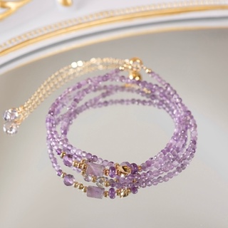 紫水晶 奧地利水晶 三圈 設計款 手串 手鍊 項鍊 天然水晶 現貨