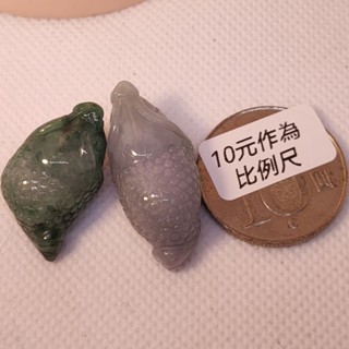 天然緬甸a貨翡翠-三腳蟾蜍（1組2個）