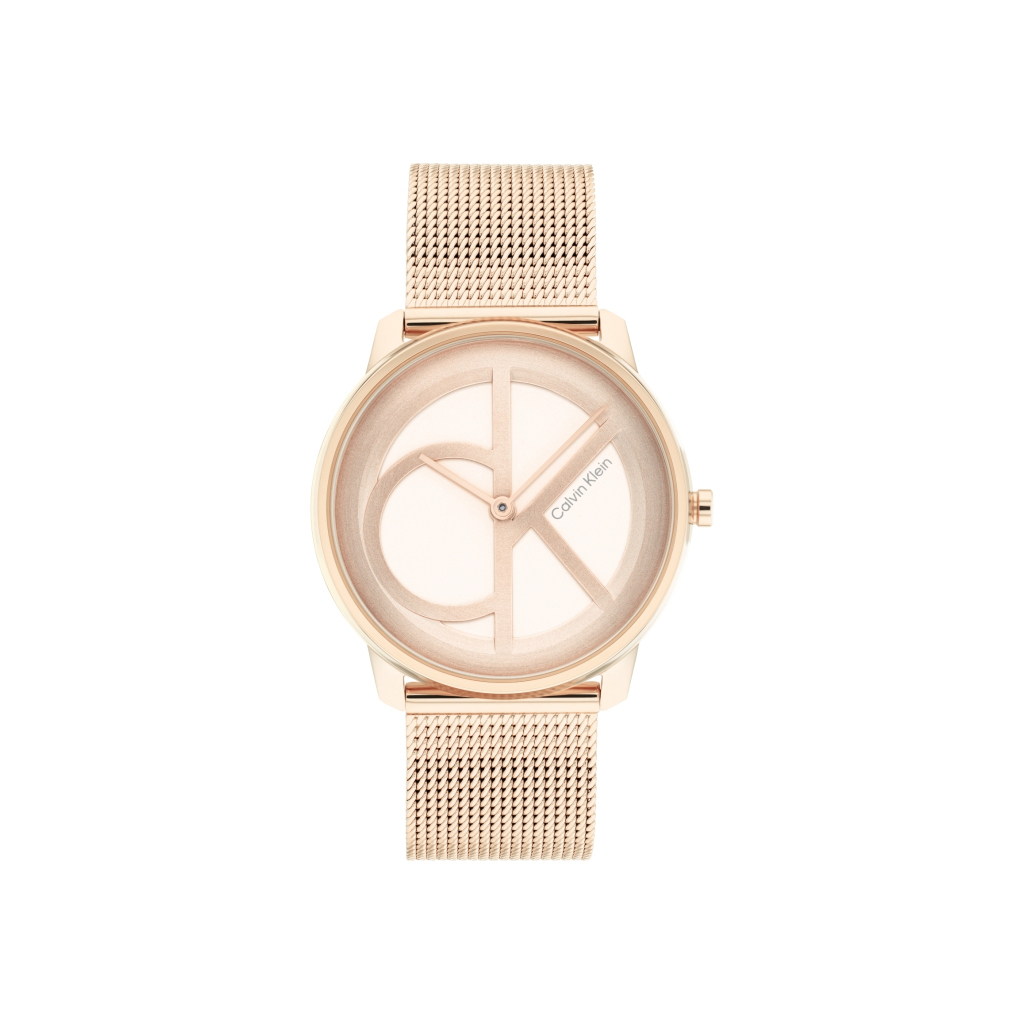 Calvin Klein原廠公司貨 | LADIES 時尚極簡女錶-玫瑰金面 米蘭錶帶 CK2520035