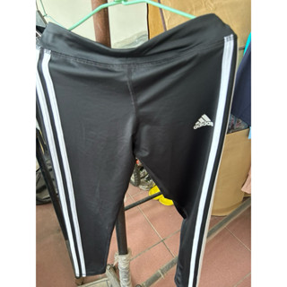 全新adidas aeroready兒童緊身彈性長褲