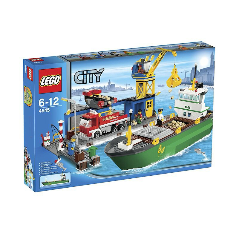 LEGO 4645 City 城市系列 港口 貨輪 碼頭