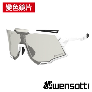 《Wensotti》運動太陽眼鏡/護目鏡 wi6971系列 SP高功能增豔透明變色片(鏡片可換/可掛近視內鏡)