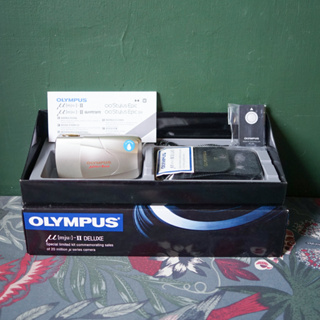 【保留中請先詢問】庫存新品 OLYMPUS MJU II 35mm F2.8 喵兔 2代 自動對焦 底片 傻瓜相機