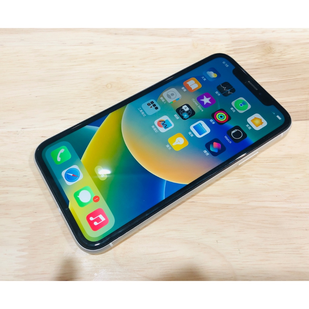 台中 iPhone xr 64G 白色 蘋果手機 Apple 78% 電池顯示維修