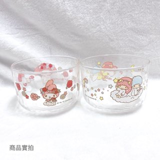 【現貨收藏】Little twin stars 玻璃碗 Sanrio 甜品碗 40週年紀念出品 Kiki & Lala